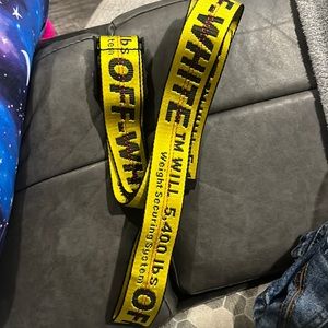 Off White Industrial Belt
